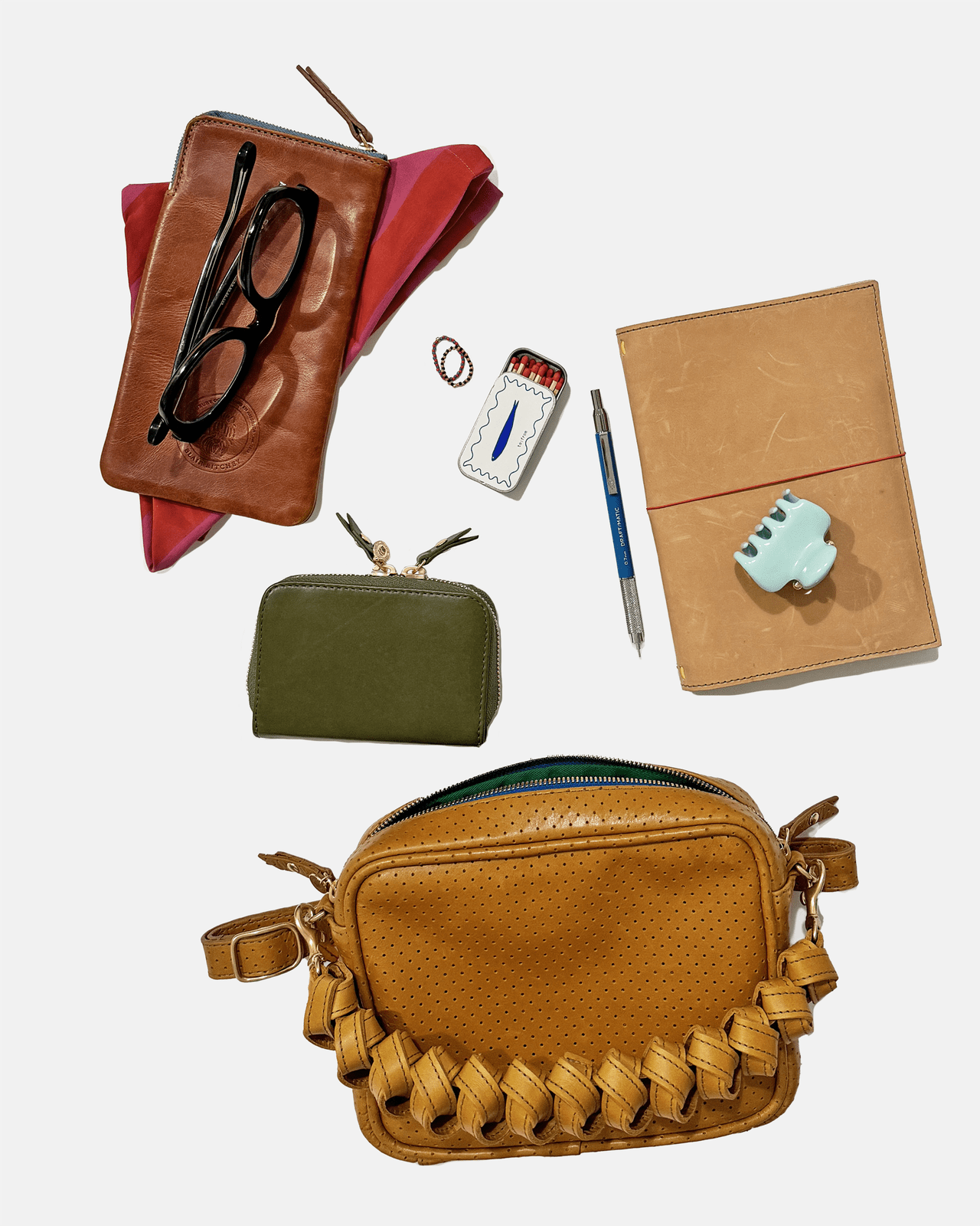 BER Bag | Perforated Ginger Hunter Zipper Blair Ritchey