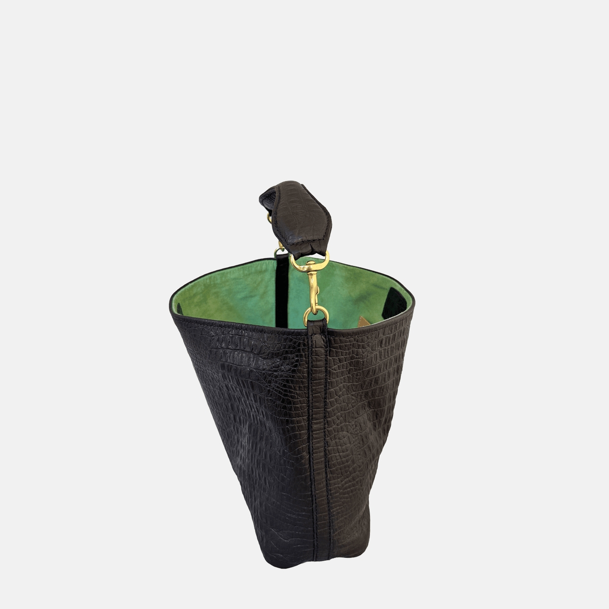 Bronwyn Slouch Bucket | Black Gator Blair Ritchey