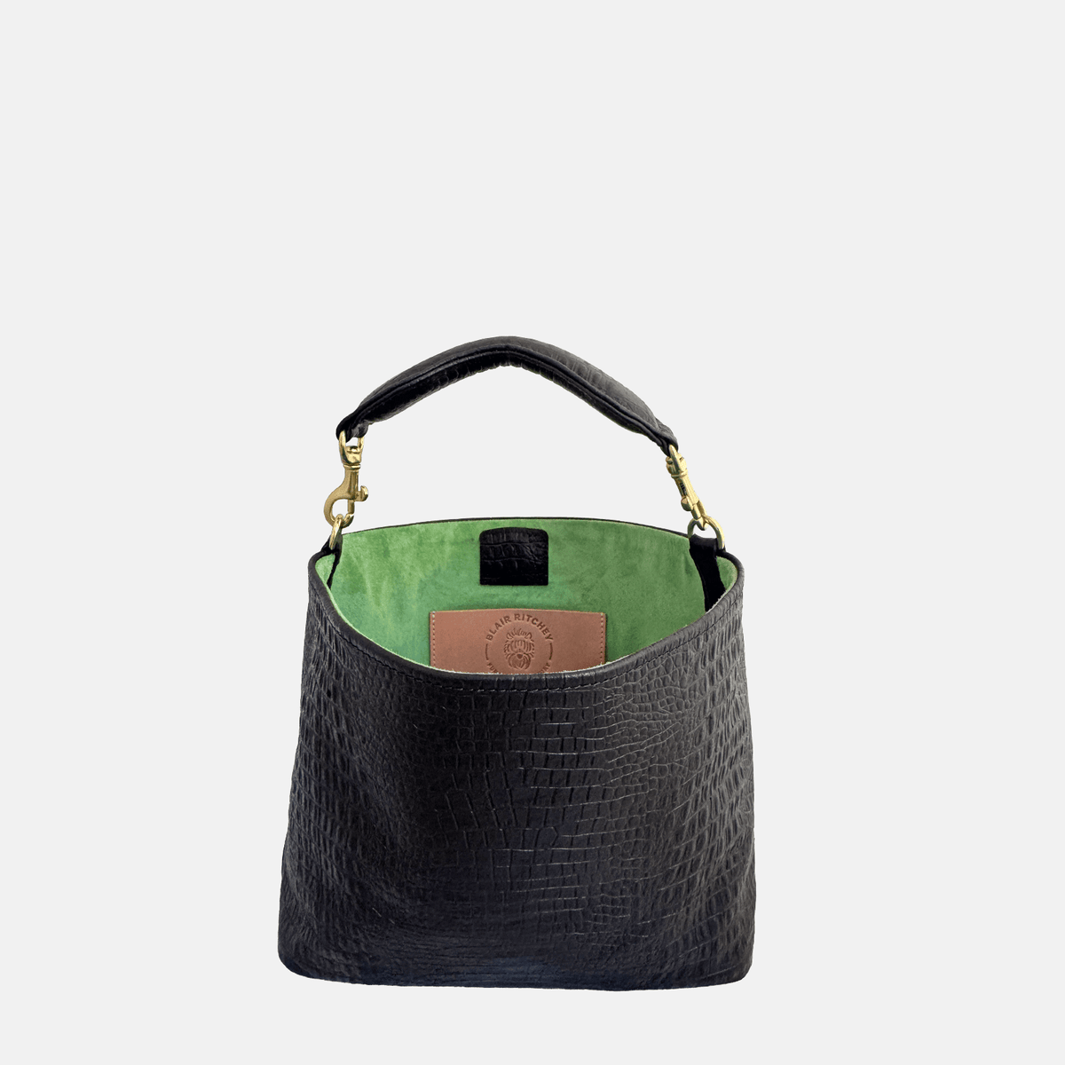 Bronwyn Slouch Bucket | Black Gator Blair Ritchey