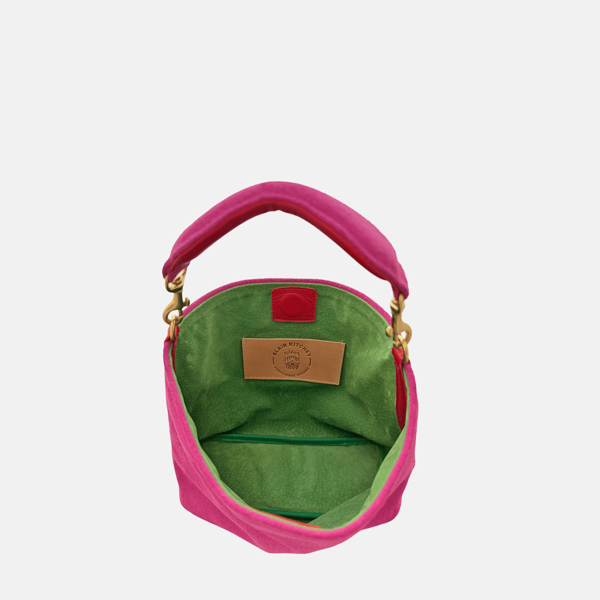 Bronwyn Slouch Bucket | Fuchsia Suede Blair Ritchey