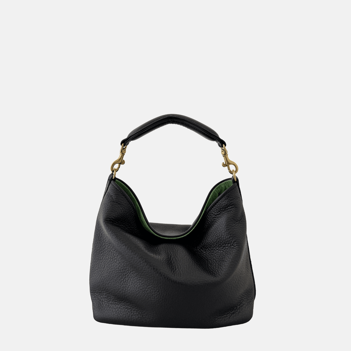 Bronwyn Slouch Bucket | Pebbled Black Blair Ritchey