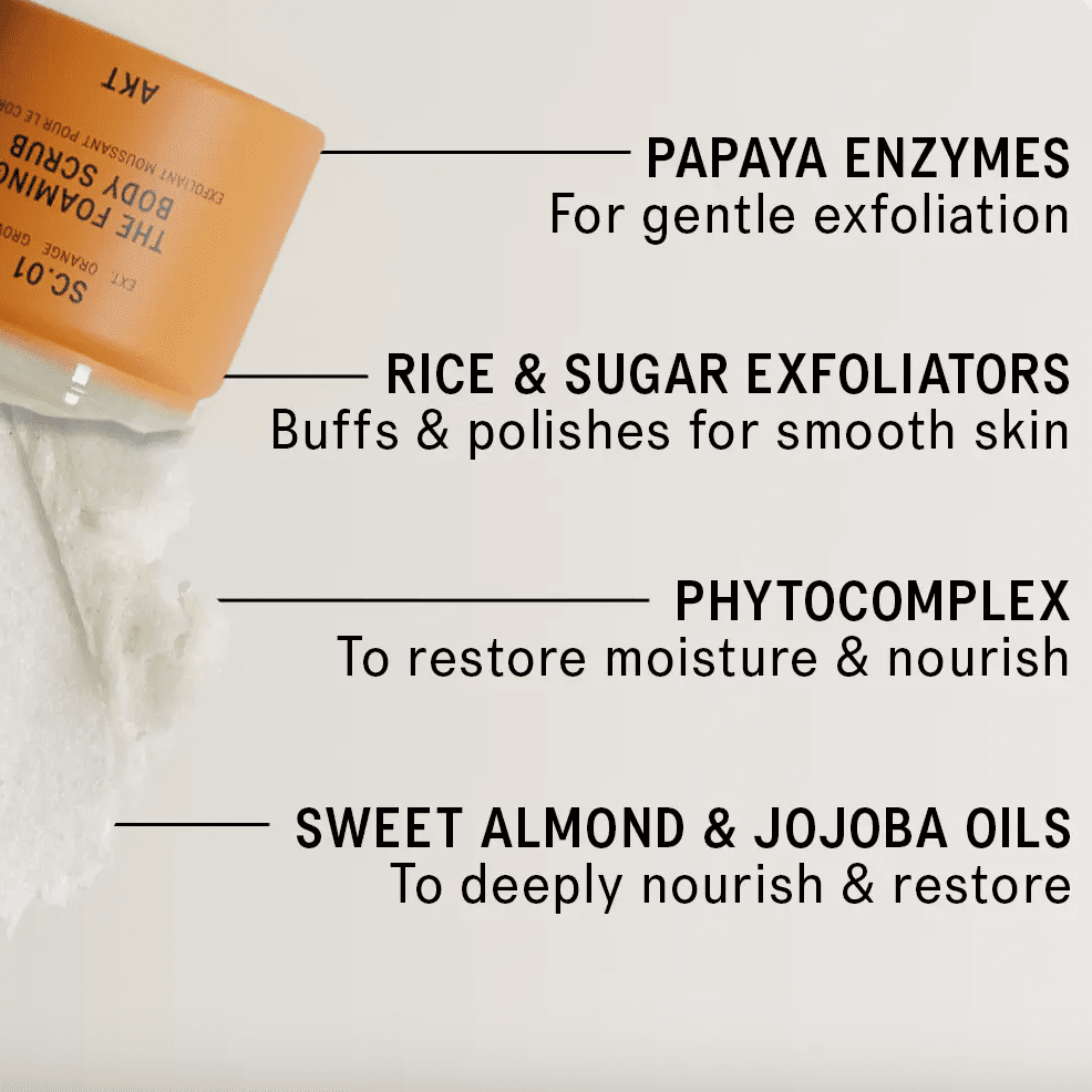 Foaming Body Scrub AKT London