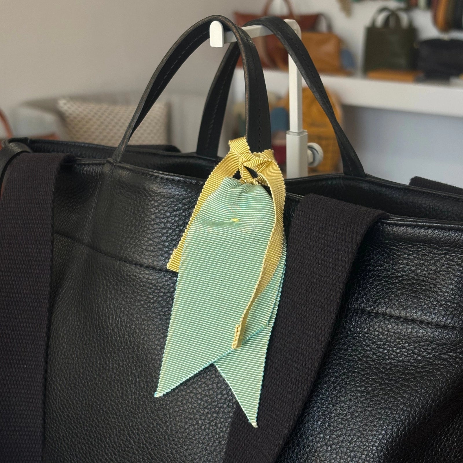 French Ribbon Tie | Mint / Yellow Muted Blair Ritchey