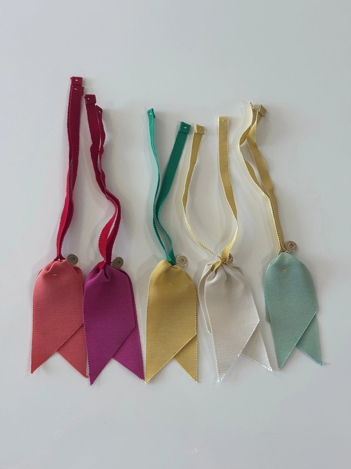French Ribbon Tie | Muted Yellow / Kelly Green Blair Ritchey