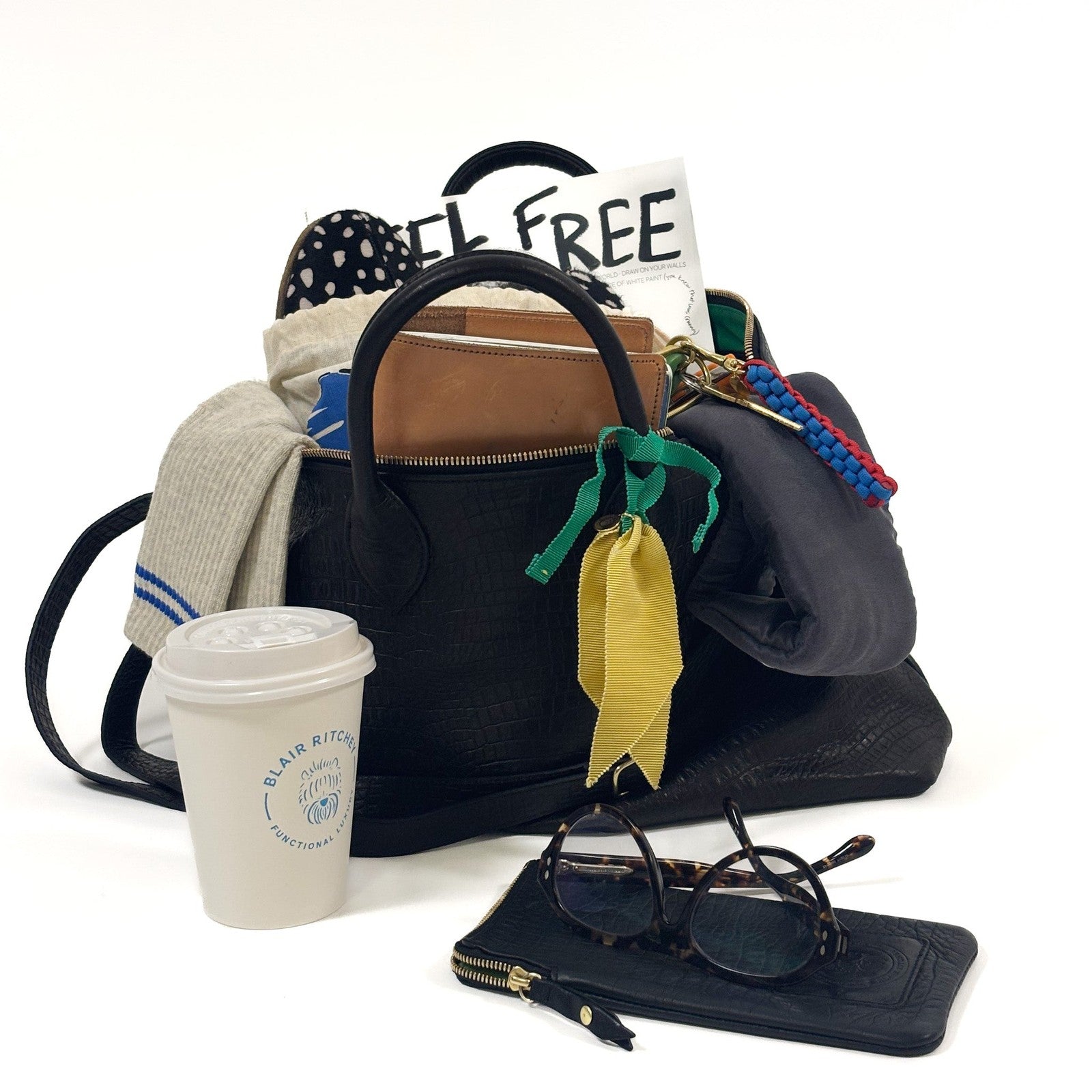 French Ribbon Tie | Muted Yellow / Kelly Green Blair Ritchey