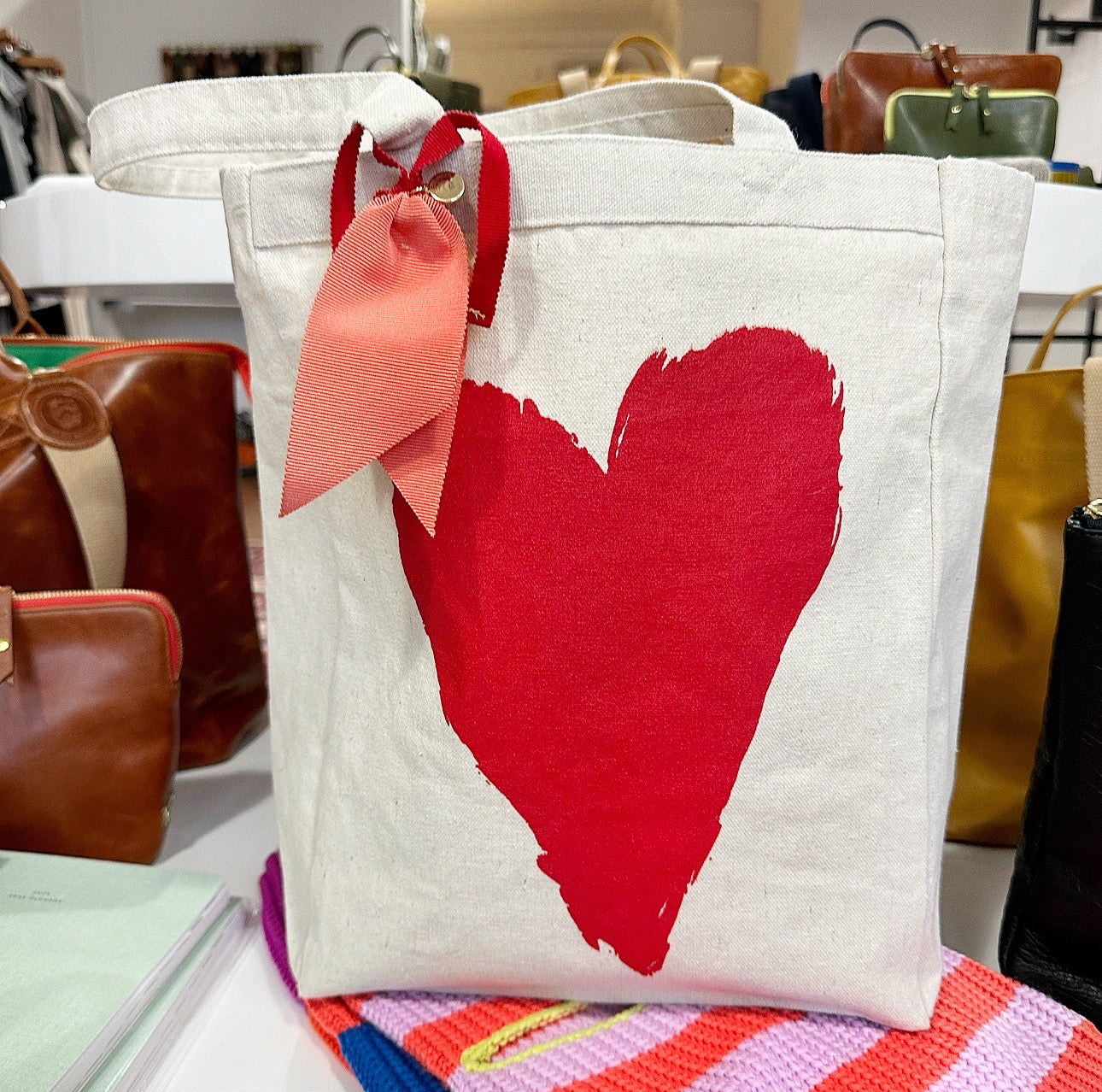 French Ribbon Tie | Peach / Red Blair Ritchey