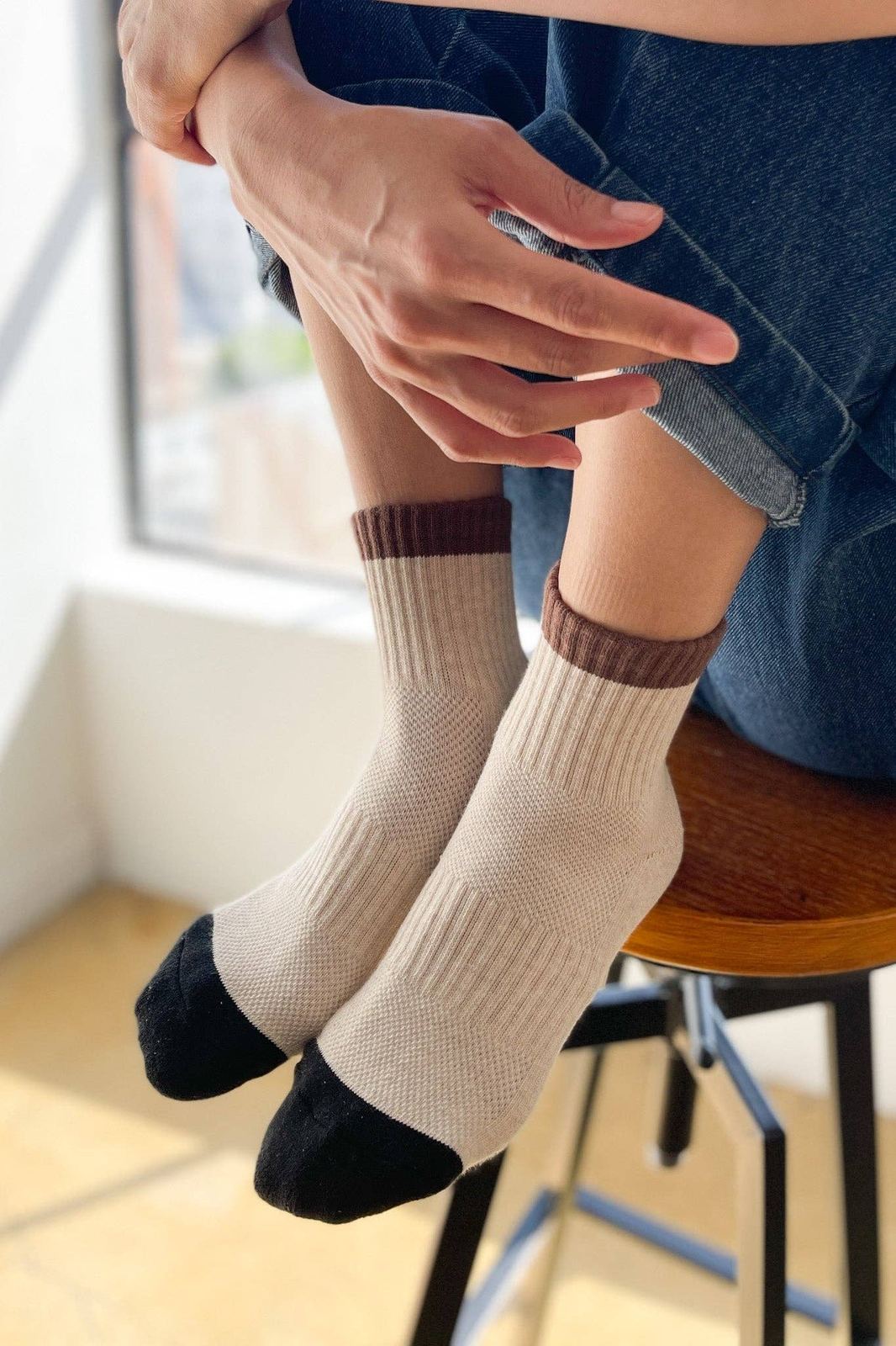 Girlfriend Socks | Color Block Le Bon Shoppe