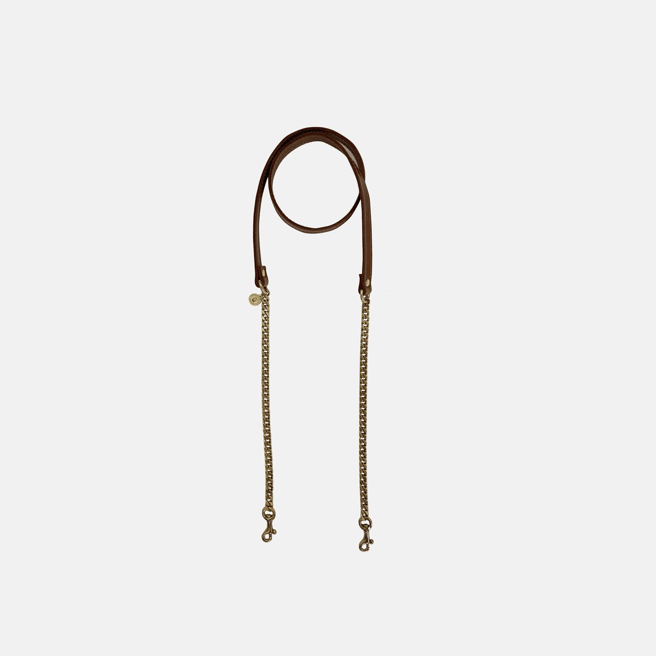 Leather & Chain Strap | Chestnut Blair Ritchey