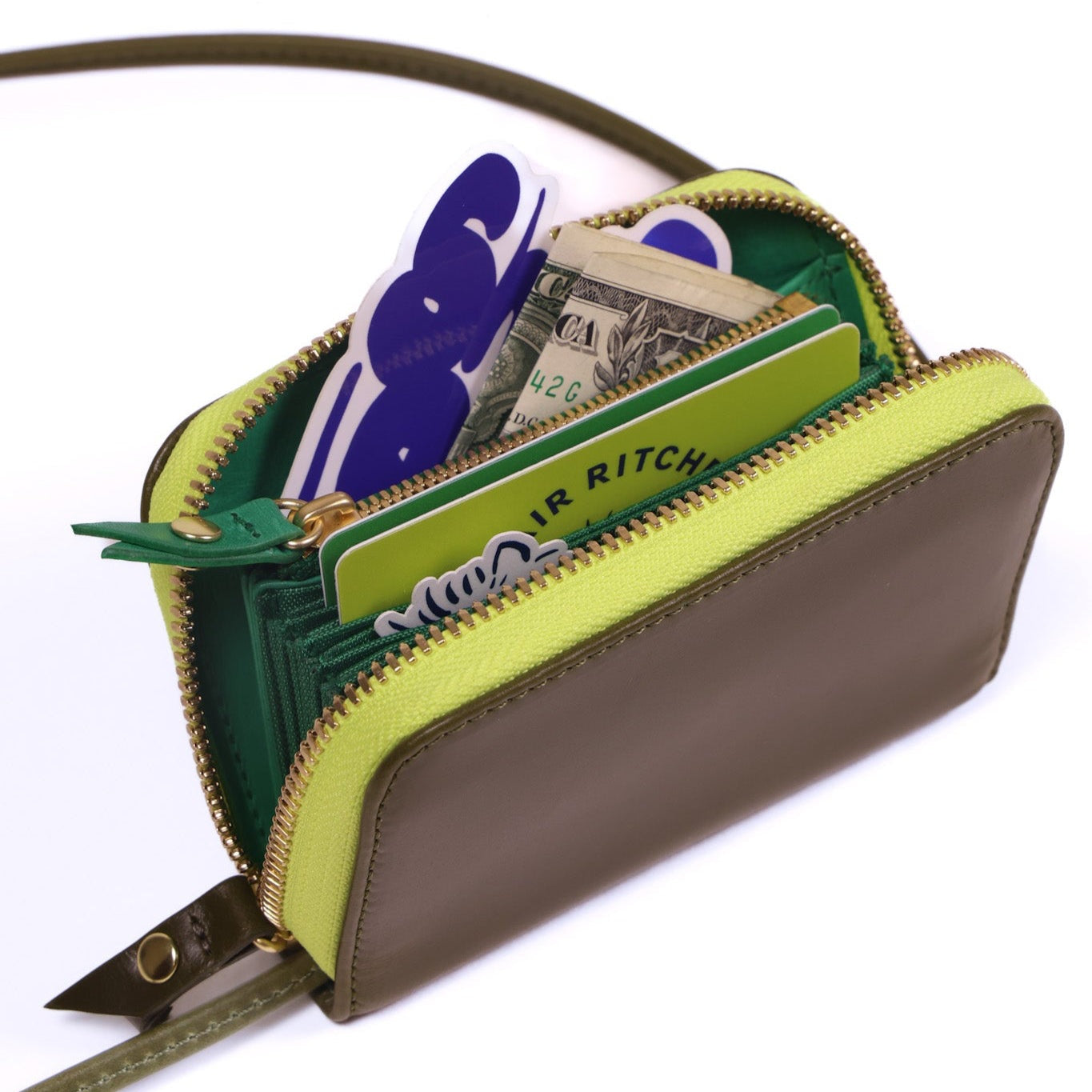 Micro Billet | Loden Chartreuse Zipper Blair Ritchey