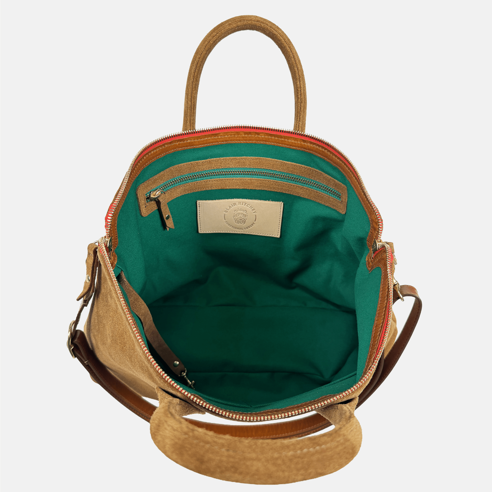 Mini Hugh Crossbody | Brown Suede Blair Ritchey