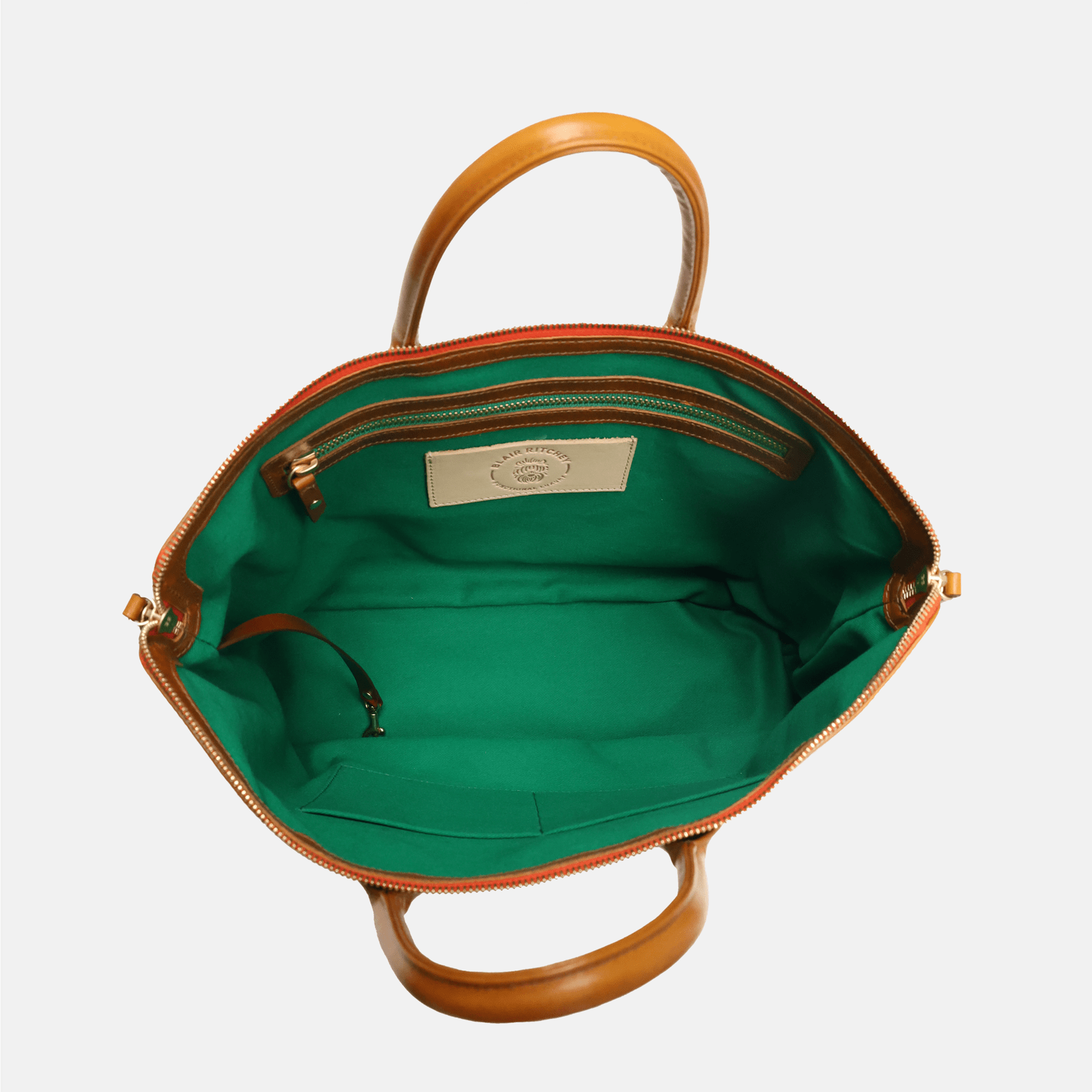 Mini Hugh Crossbody | Chestnut Poppy Zipper Blair Ritchey