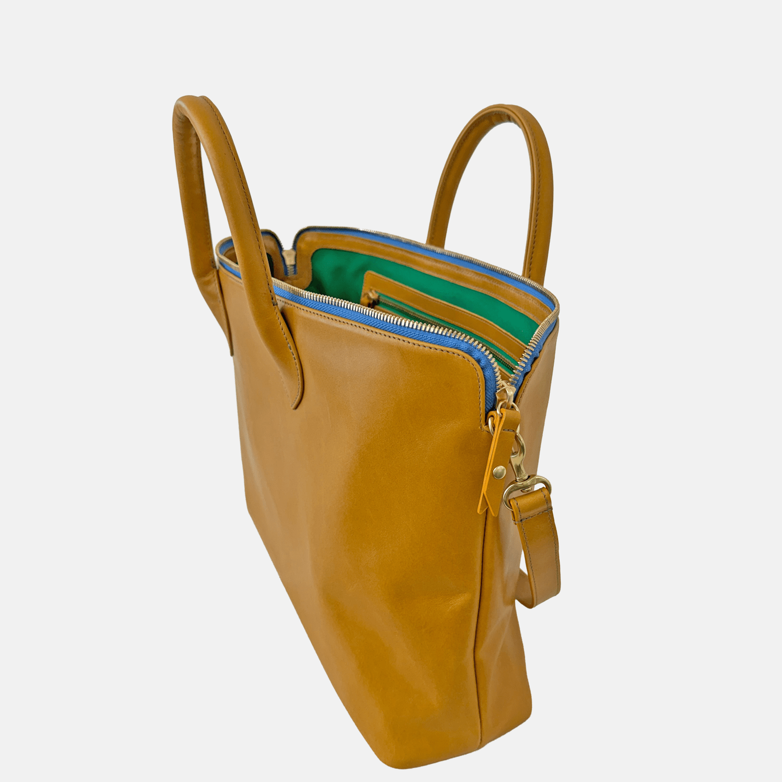 Mini Hugh Crossbody | Ginger Postal Blue Zipper Blair Ritchey