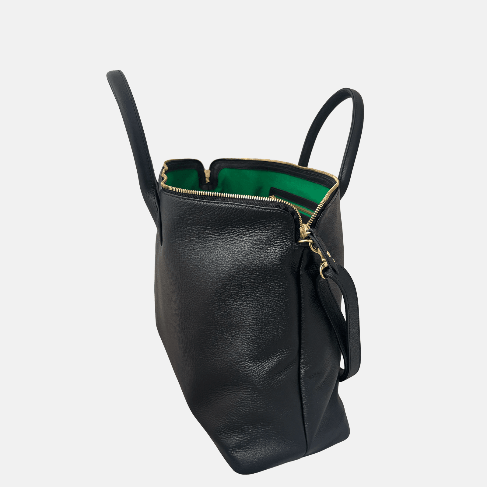 Mini Hugh Crossbody | Pebbled Black Blair Ritchey
