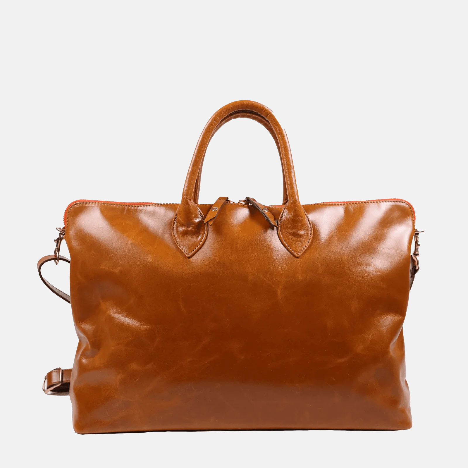 Mini Hugh Crossbody | Chestnut (Poppy Zipper)