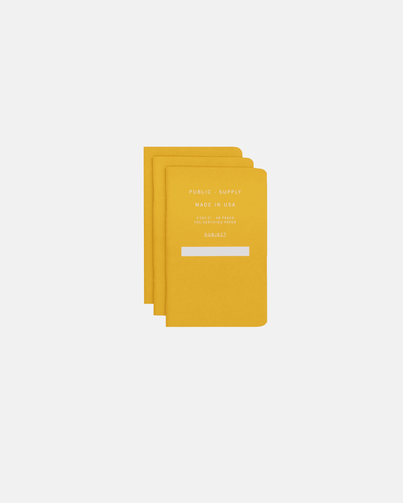 Public-Supply Pocket Notebooks