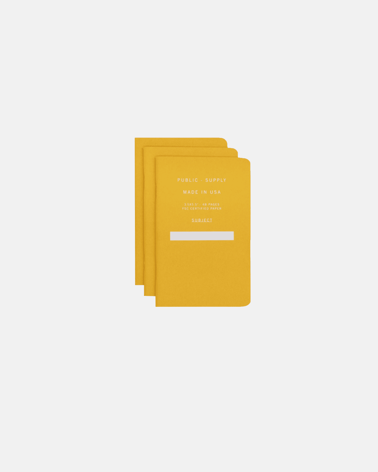 Pocket Notebooks | Yellow Public Supply