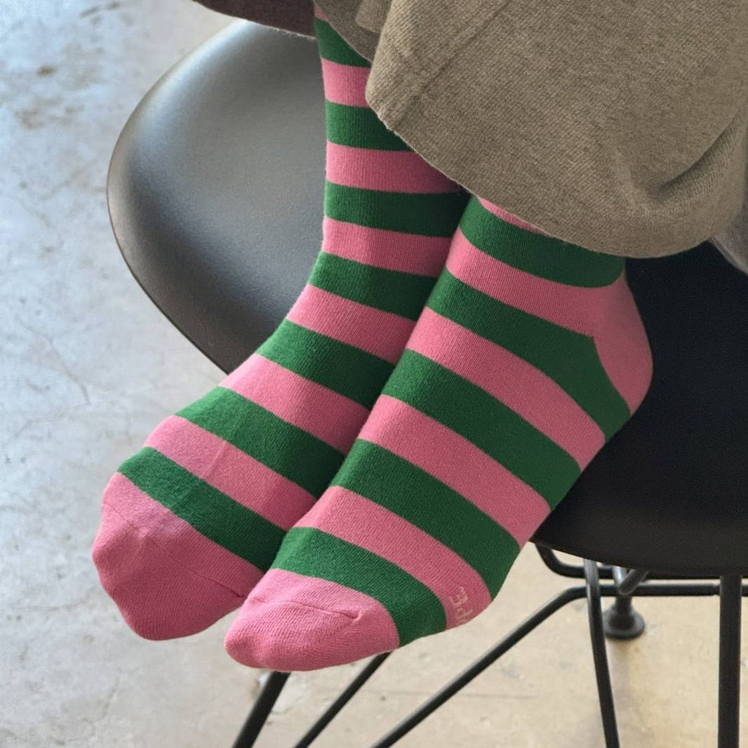 Sneaker Socks | Wide Stripe Le Bon Shoppe