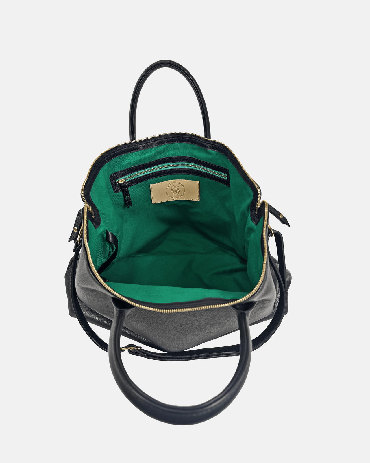 The Hugh Crossbody | Black Pebbled Blair Ritchey