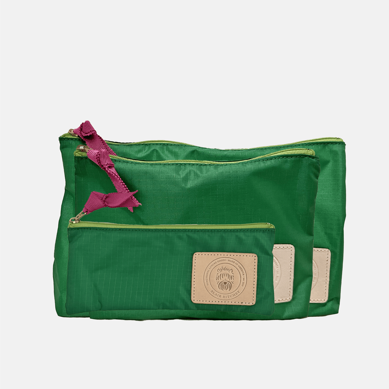 Travel Pouches Kelly Green | Blair Ritchey