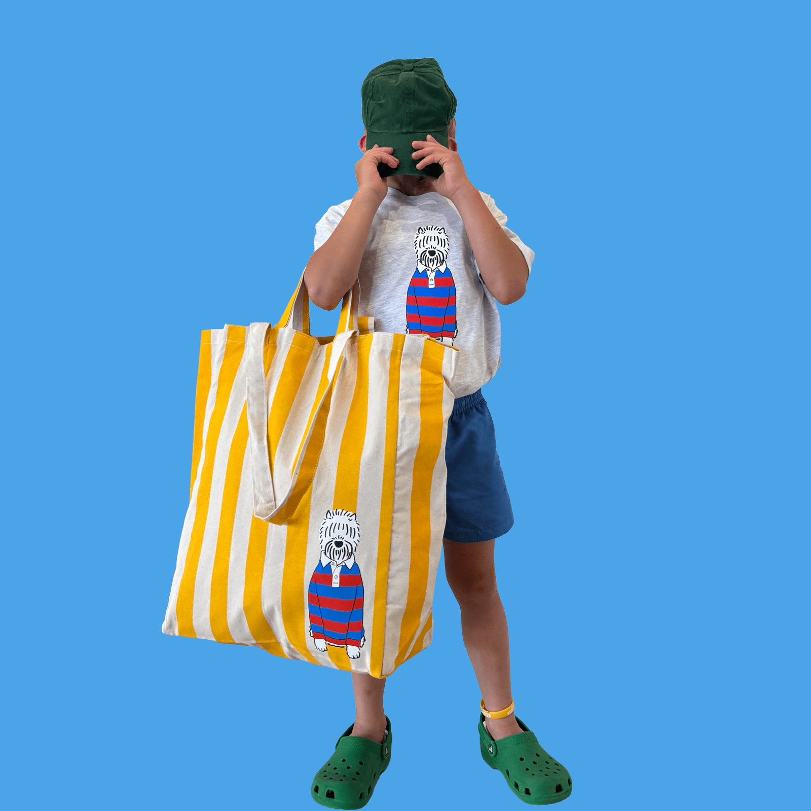 Yellow Striped Tote | Rugby Monroe Monroe & Co.