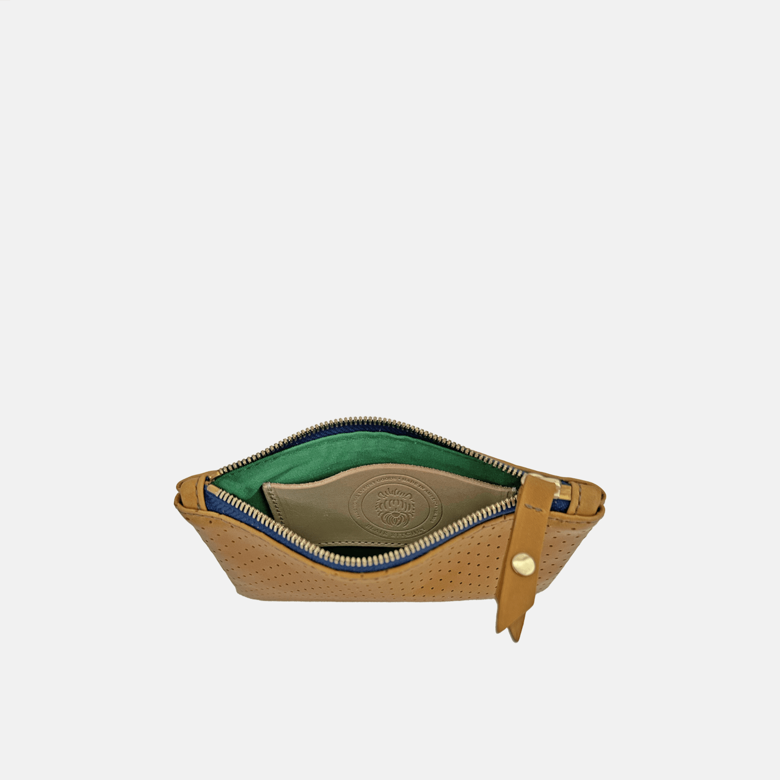 Zip Wallet | Perforated Ginger Blair Ritchey
