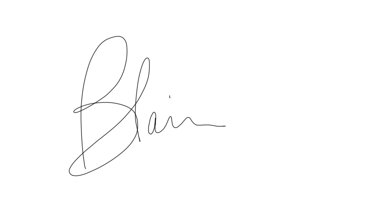 Blair's Signature