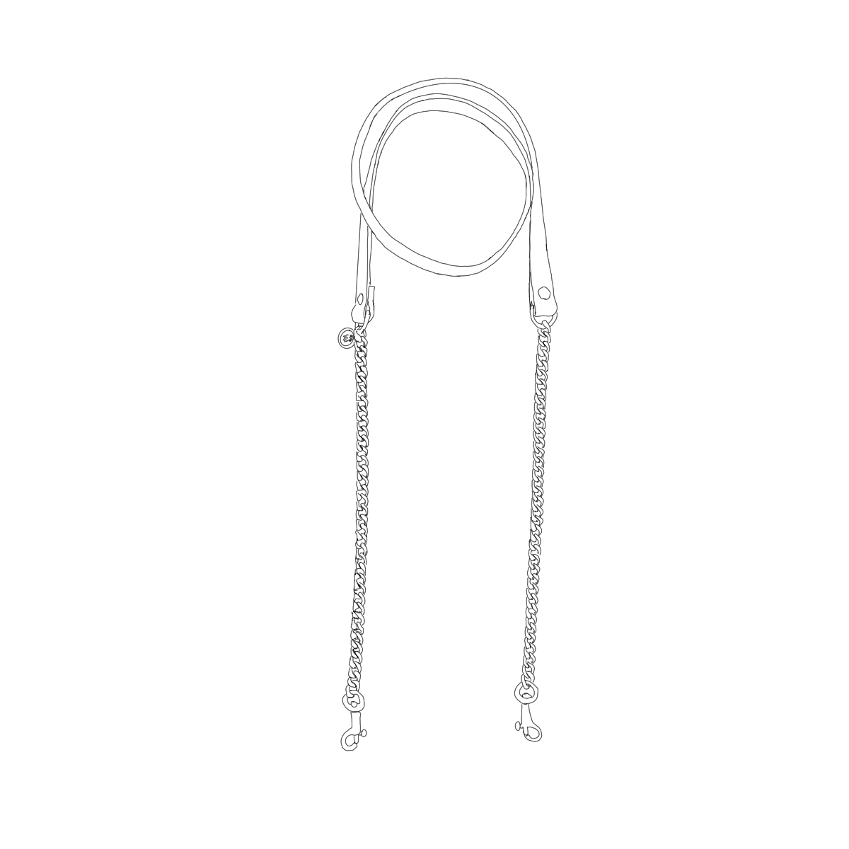 Leather & Chain Strap | Blair Ritchey