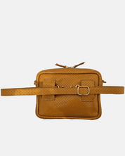 BER Bag | Perforated Ginger Hunter Green Zipper Blair Ritchey