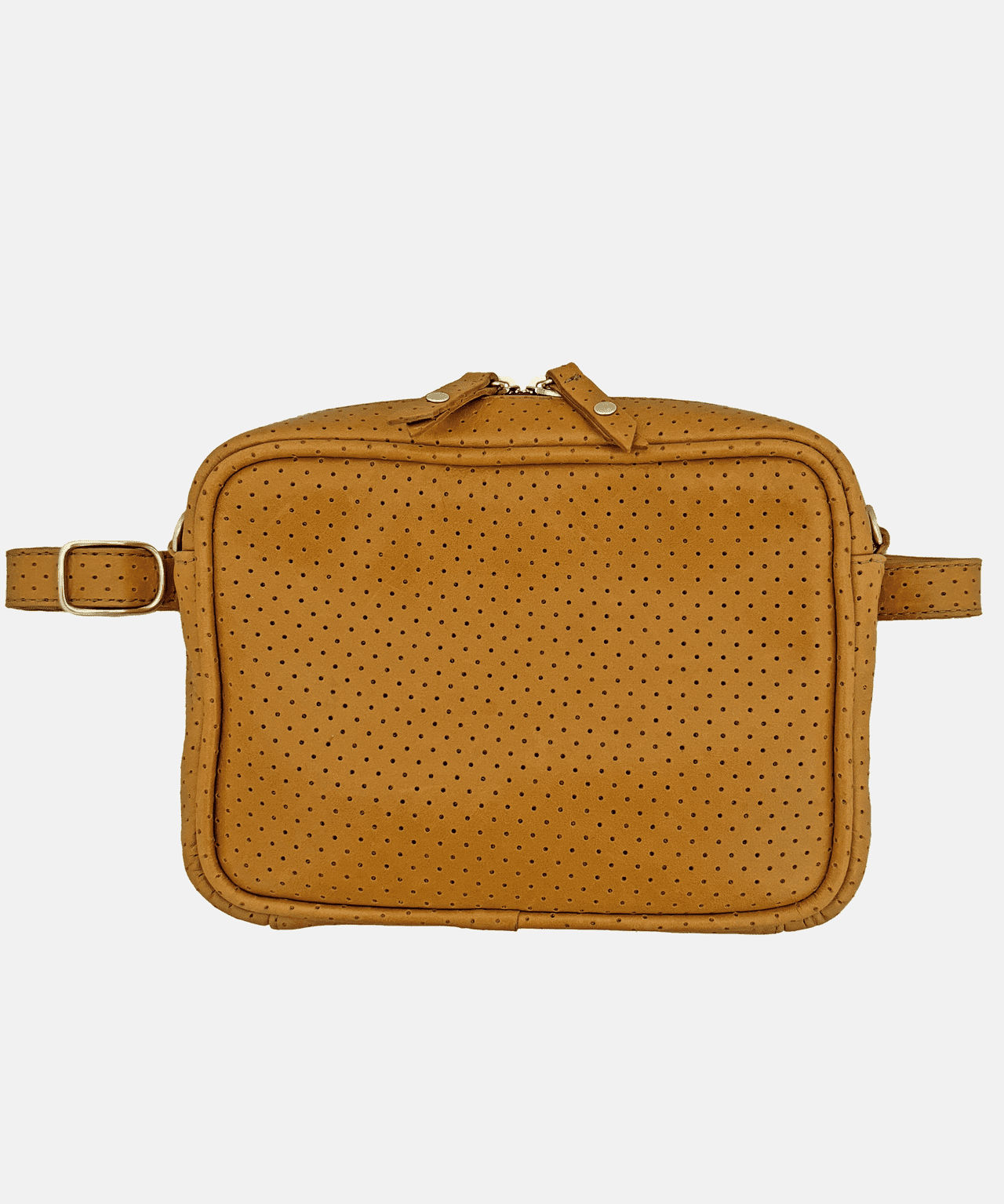 BER Bag | Perforated Ginger Hunter Green Zipper Blair Ritchey