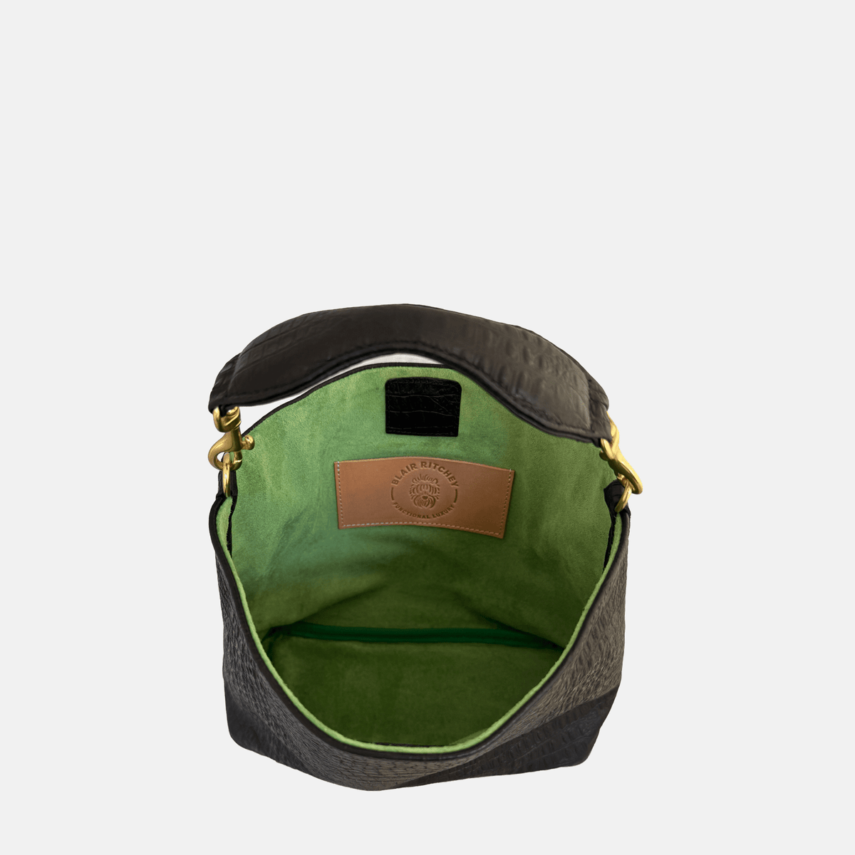 Bronwyn Slouch Bucket | Black Gator Blair Ritchey