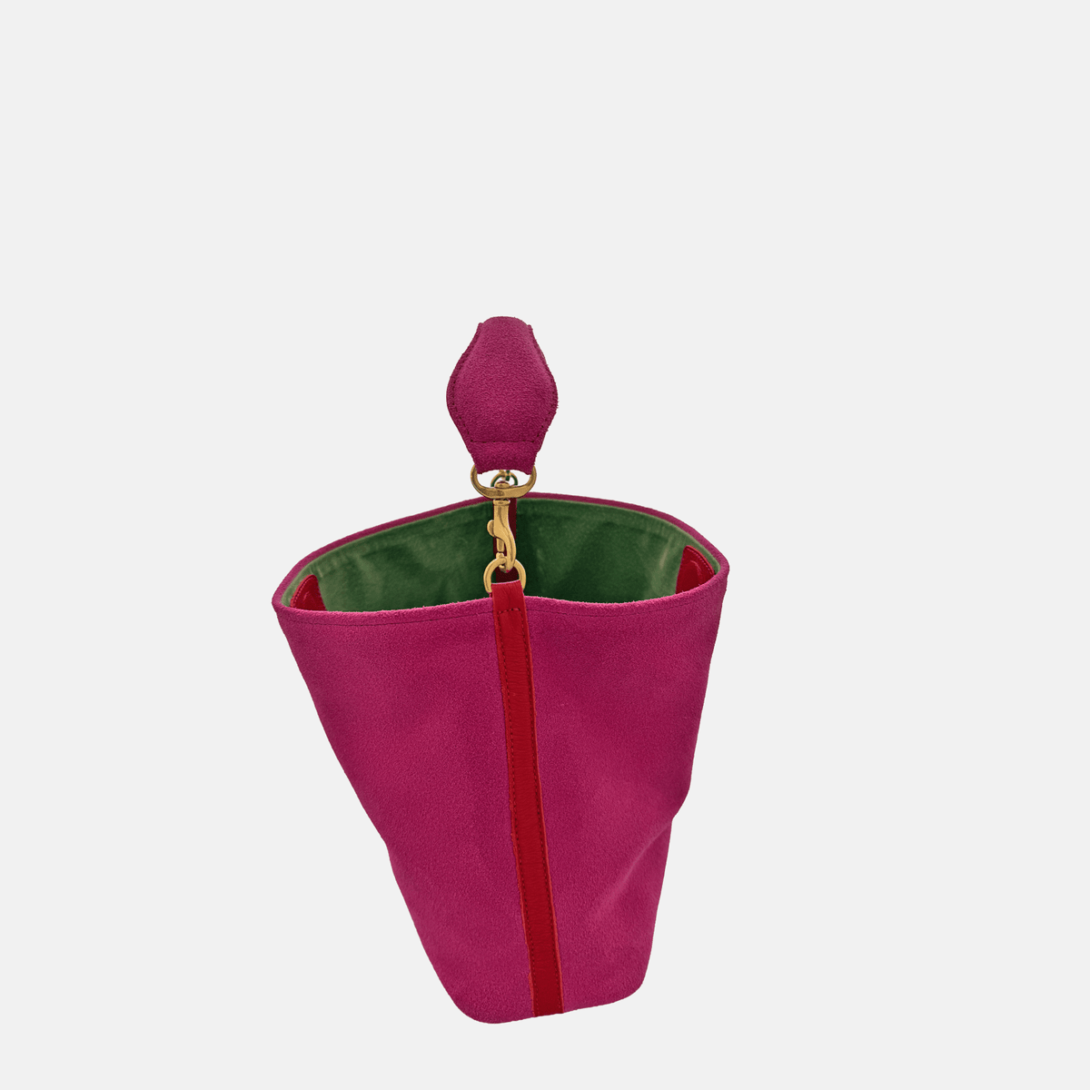 Bronwyn Slouch Bucket | Fuchsia Suede Blair Ritchey