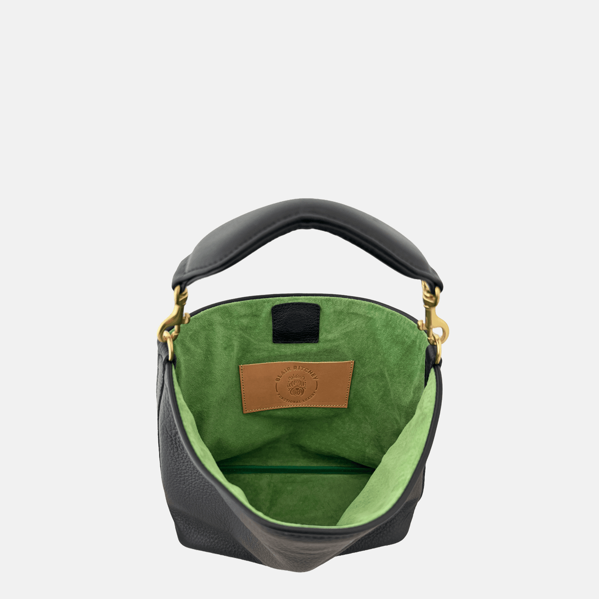 Bronwyn Slouch Bucket | Pebbled Black Blair Ritchey