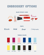 Embroidery Options