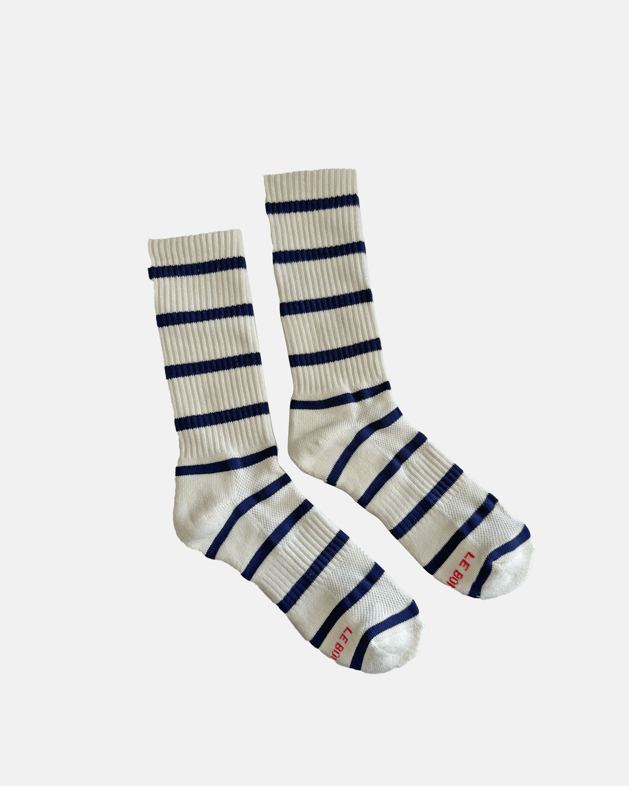 Extended Striped Boyfriend Socks | Sailor Stripe Le Bon Shoppe