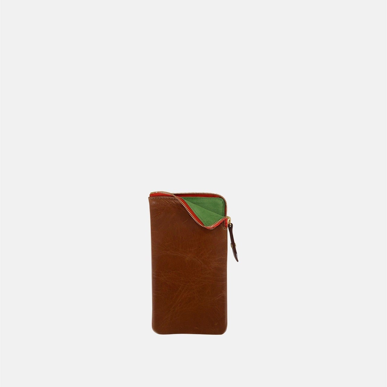 Eyeglass Case | Chestnut Poppy Zipper Blair Ritchey