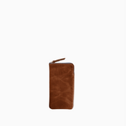 Eyeglass Case | Chestnut Postal Blue Zipper Blair Ritchey