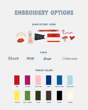 Embroidery Options | Blair Ritchey 