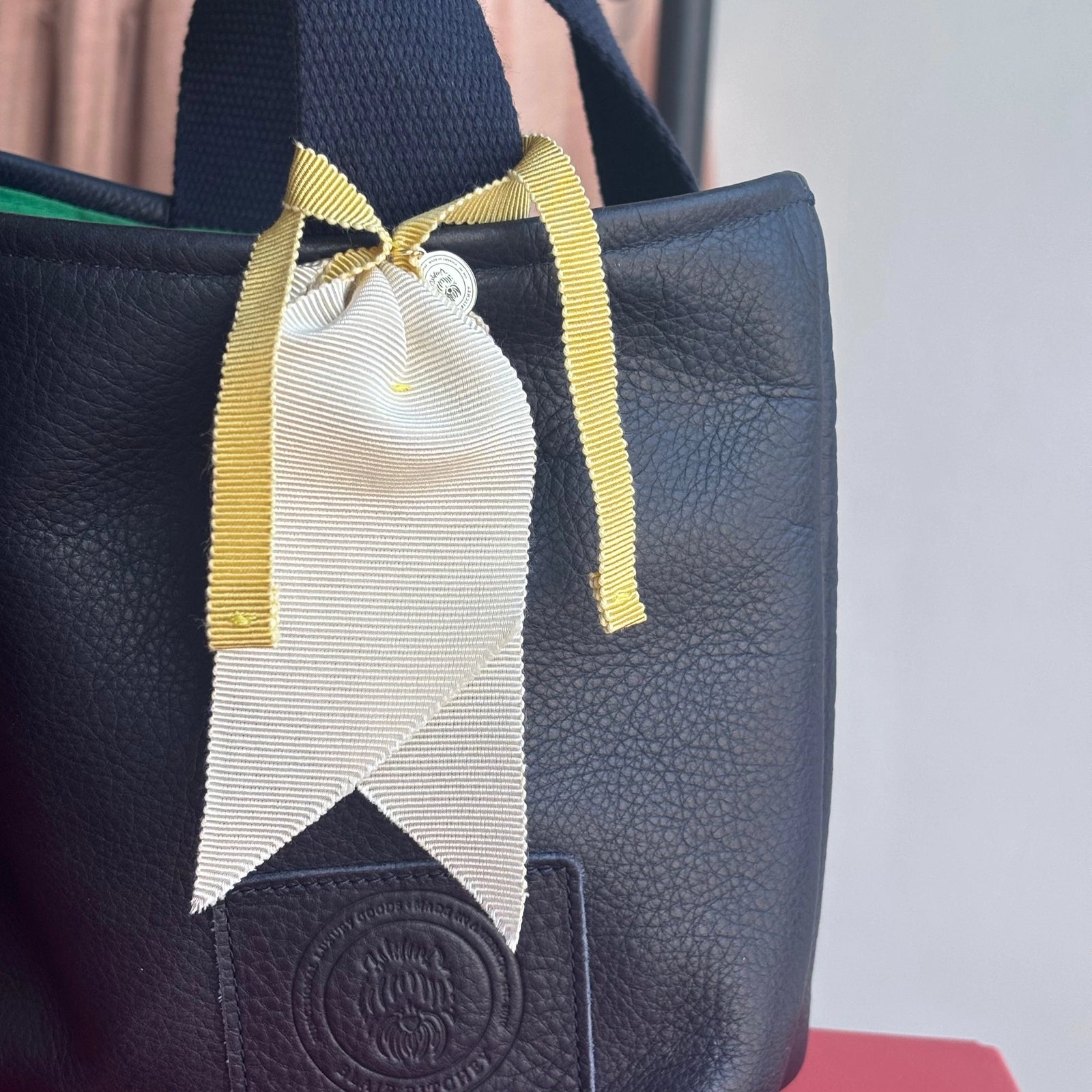 French Ribbon Tie | Cream / Muted Yellow Blair Ritchey