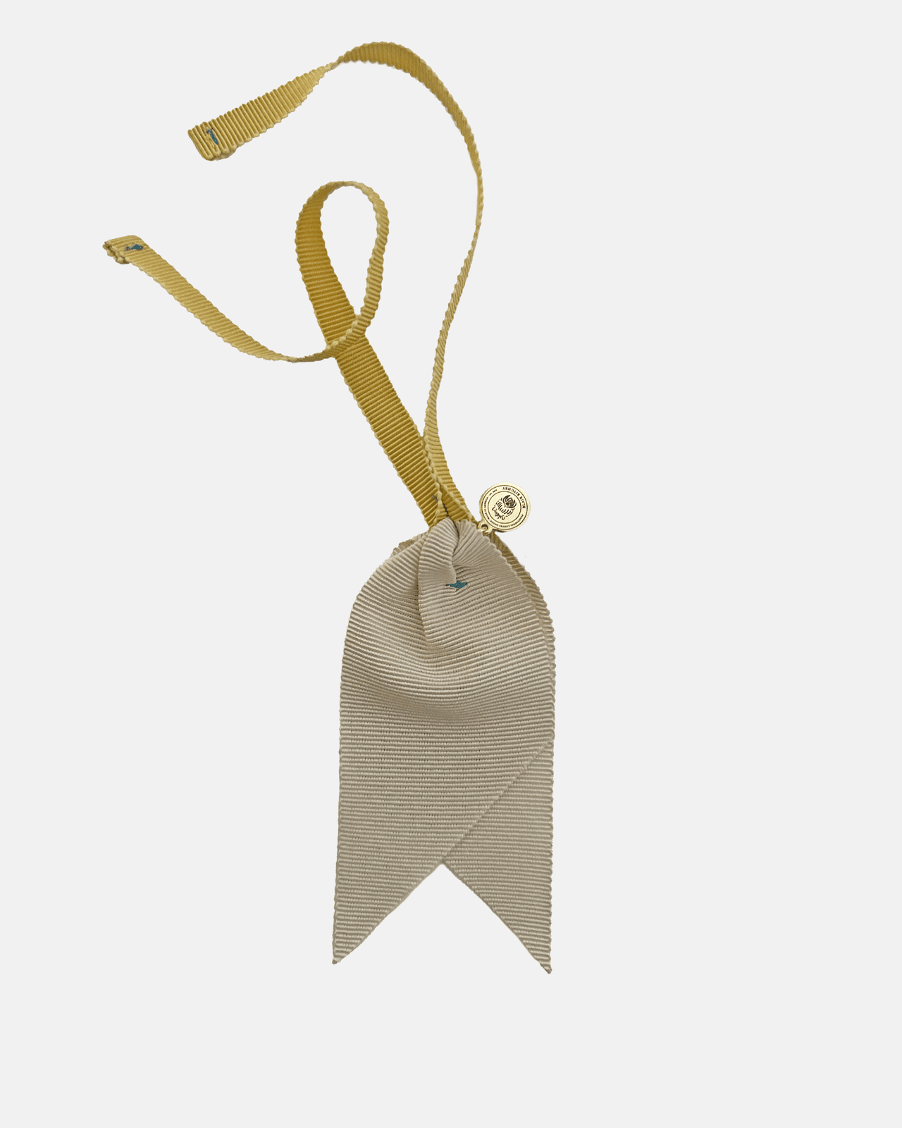 French Ribbon Tie | Cream / Muted Yellow Blair Ritchey