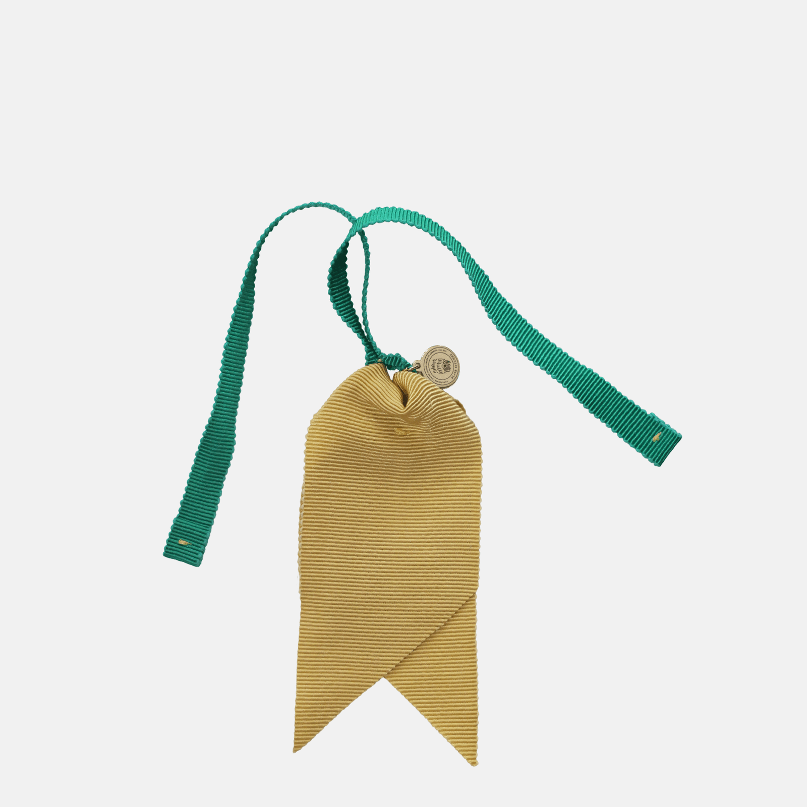 French Ribbon Tie | Muted Yellow / Kelly Green Blair Ritchey