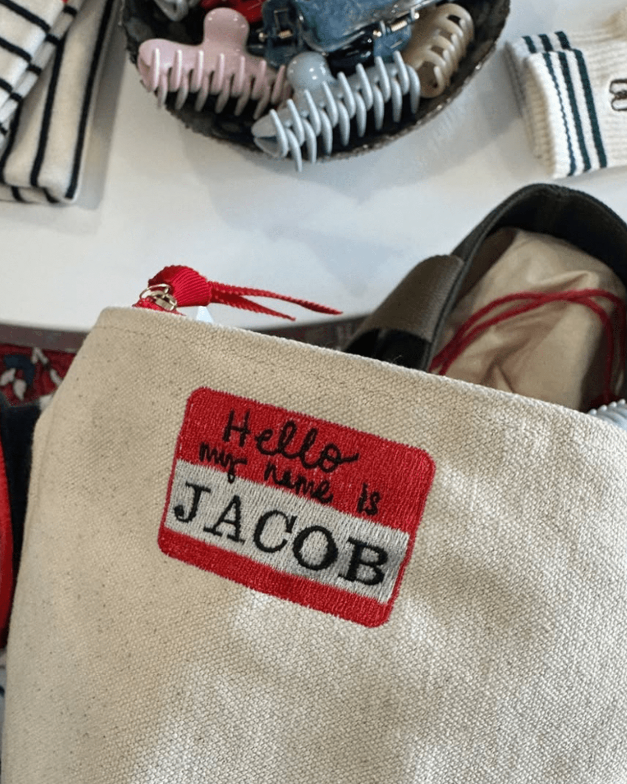 HDX Text Embroidery Fee Blair Ritchey