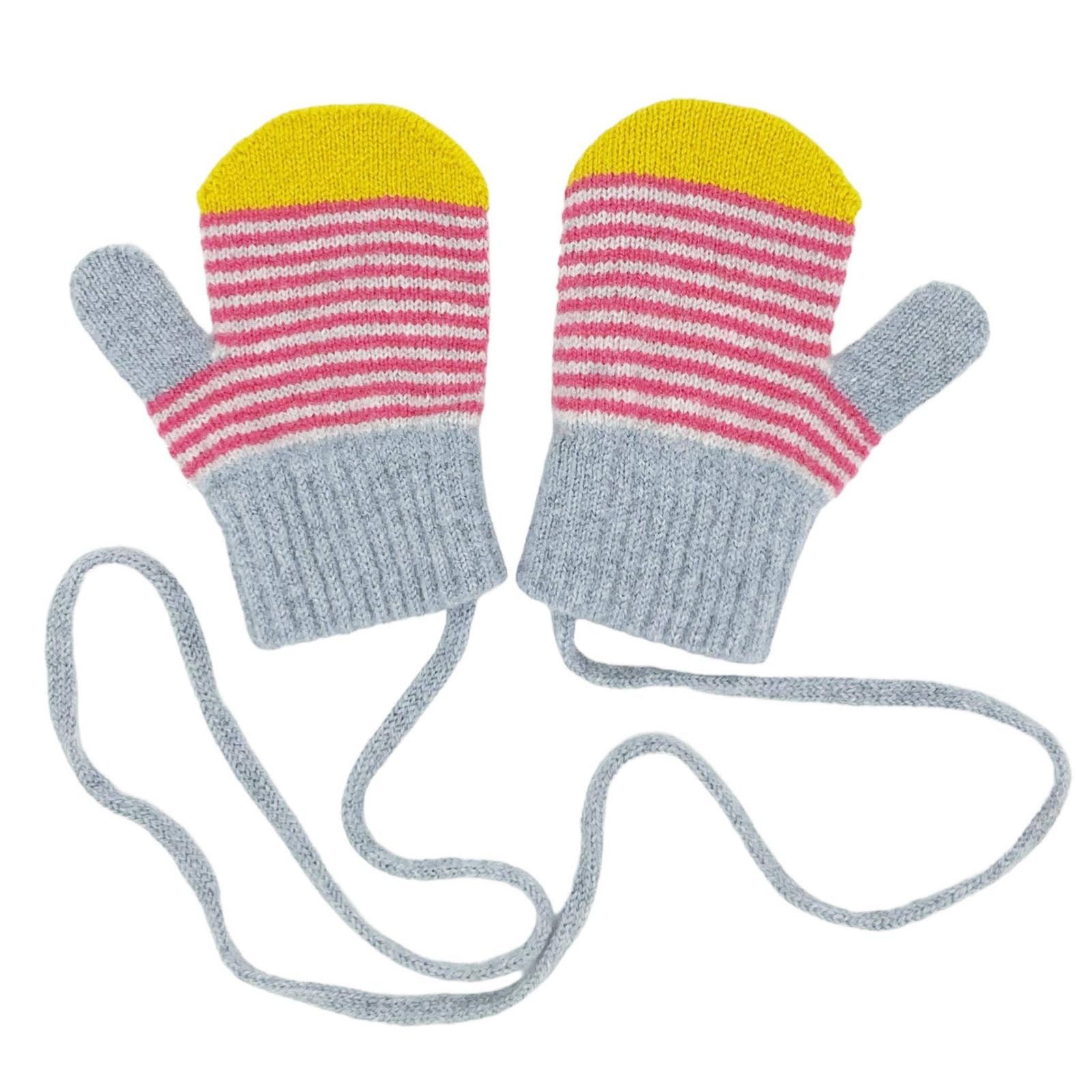 Kids Patterned Lambswool Mittens Catherine Tough