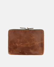 Laptop Case | Perforated Chestnut Hunter Zipper Blair Ritchey