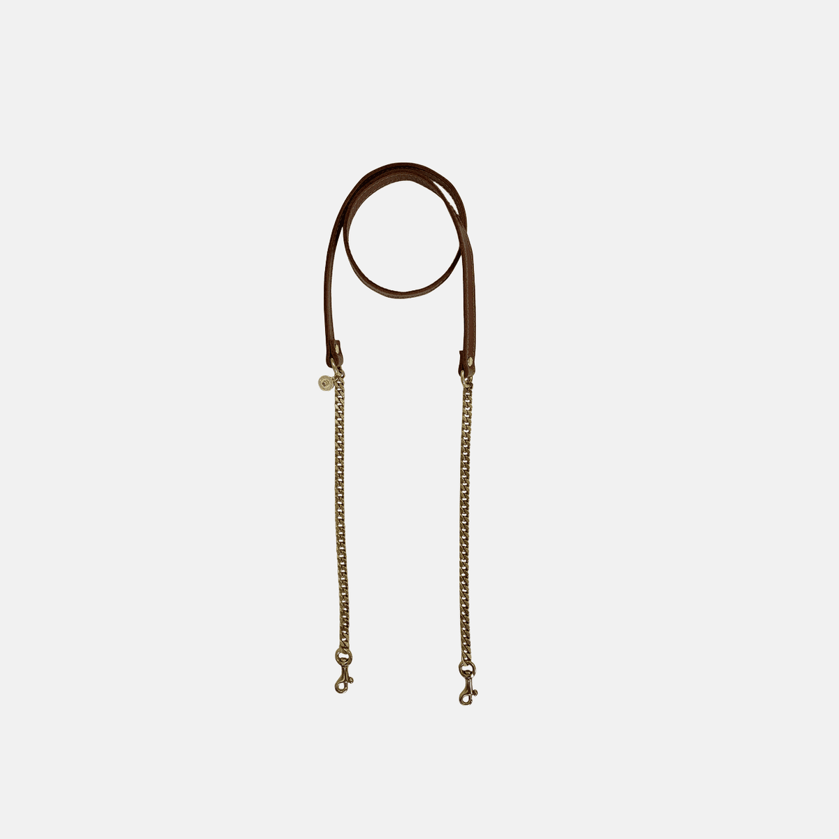 Leather & Chain Strap Chestnut | Blair Ritchey