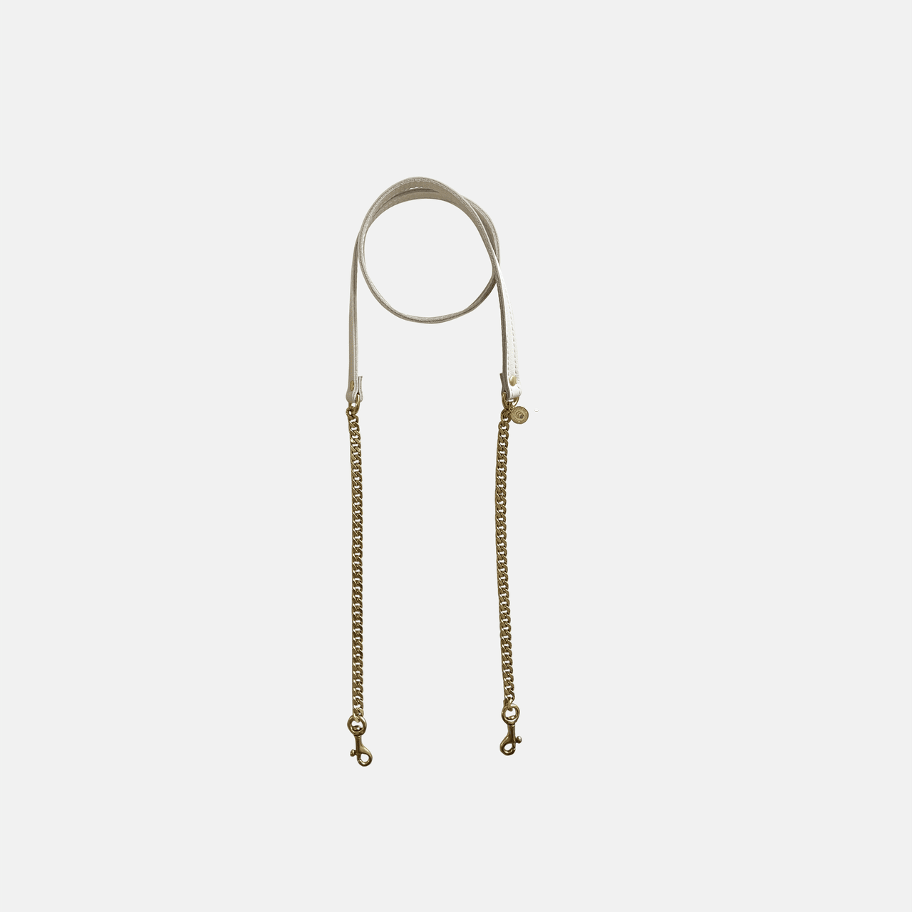 Leather & Chain Strap | White Blair Ritchey