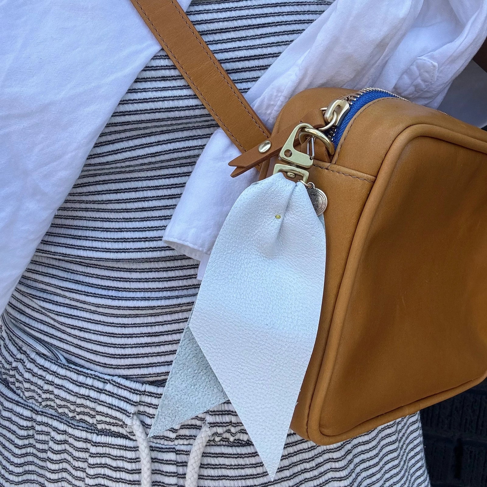 Leather Ribbon | White Blair Ritchey
