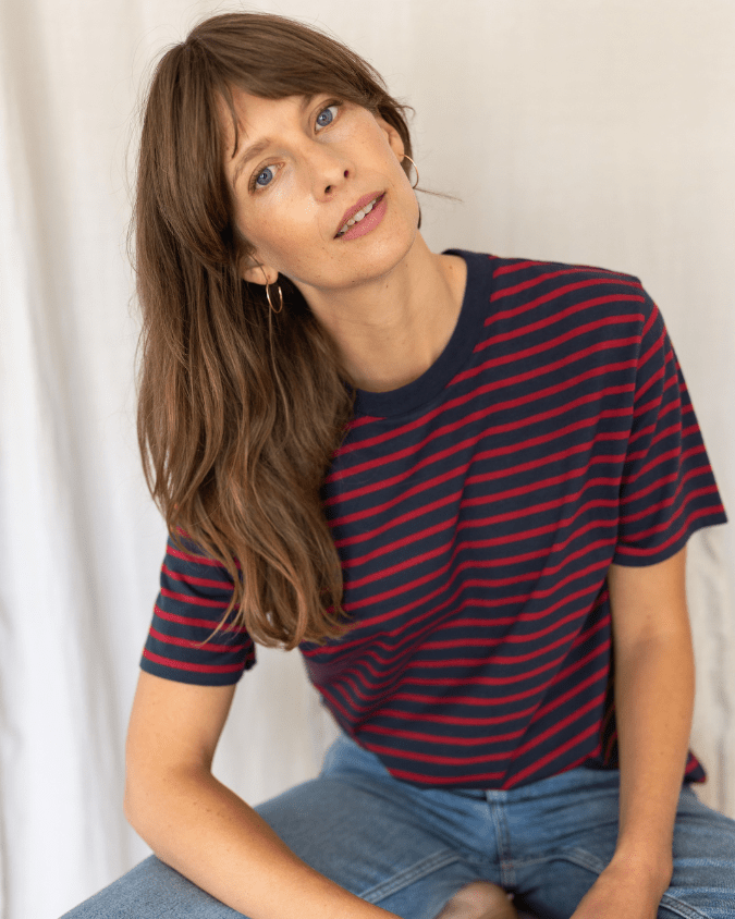 Maggie Cotton T-Shirt Ivy