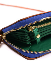 Micro Billet | Chestnut Bright Blue Zipper Blair Ritchey