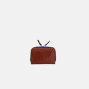 Micro Billet | Chestnut Bright Blue Zipper Blair Ritchey