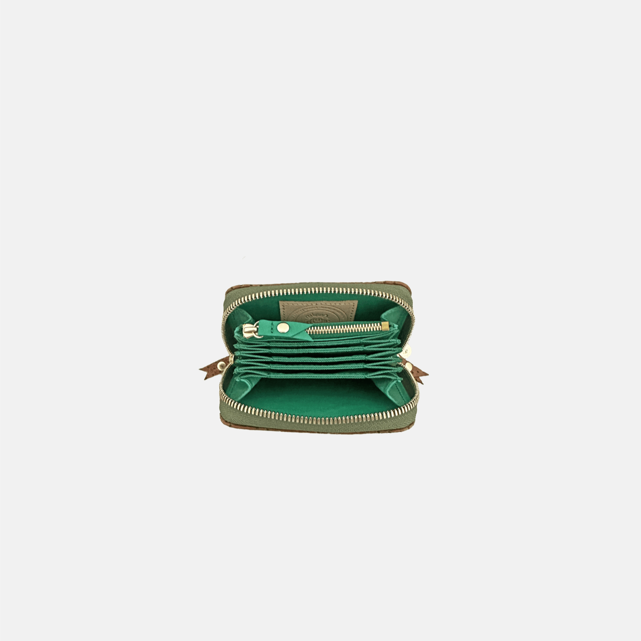 Micro Billet | Perforated Chestnut Hunter Green Zipper Blair Ritchey